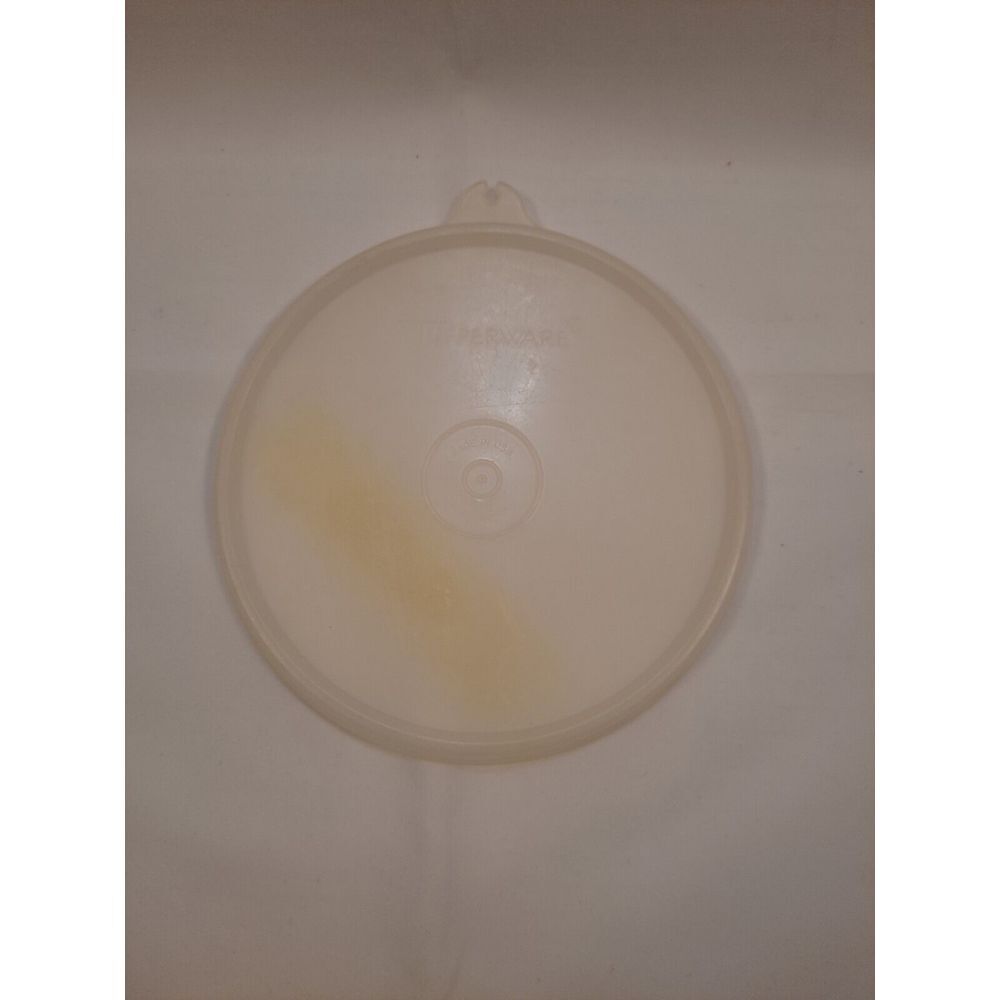 Vintage Tupperware Lid B Tab #238-41‎ Clear